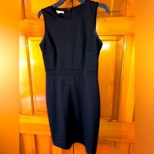Sleeveless Black Ponte Dress